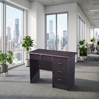 Bureaux d'étude en bois modernes pour petits bureaux, tables de direction pour managers, PDG, cadres, ensemble de meubles, personnalisation en usine, vente en gros