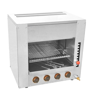 Horno eléctrico de sobremesa con placa de ondas, parrilla de salamandra, 4 fogones infrarrojos - Product Image 5