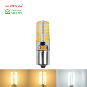 Base à baïonnette double contact 48SMD 3W 300 lumens Blanc chaud 12VAC DC 120V LED Auto BA15S BA15D <span class=keywords><strong>ampoule</strong></span> - Product Image 6