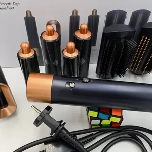 Stock en EE. UU. Moldeador de Aire Multifuncional 7 en 1 HS05 HS09 HS08 Coanda para Envolver y Rizar el Cabello 2x con Estuche de Cuero - Product Image 4