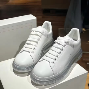 Zapatos de Diseñador de Lujo Alexander McQueen Originales para Mujer, Alta Calidad, MQ Blancos, Malla Transpirable, Tenis Deportivos con Cordones Unisex - Product Image 1