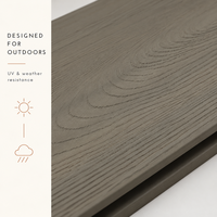Planches de terrasse en composite extérieur, aspect bois, résistantes aux fissures, antidérapantes, imperméables, terrasse en bois composite pour jardin, patio, balcon, piscine