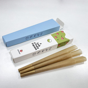 Cônes aromatisés Boîte de papier à rouler pré-emballage Boîte de papier individuelle liquide de jus - Product Image 1