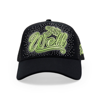 Gorra de Camionero Personalizada con Diseño Nuevo, Logotipo de Pedrería, 5 Paneles, Malla Transpirable, para Deportes al Aire Libre, Gorra de Béisbol