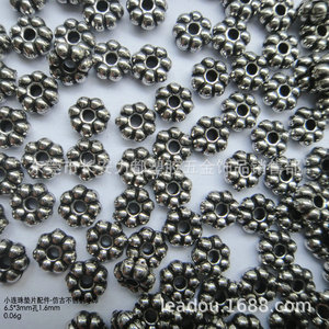 Lidu chuỗi hạt 7mm Spacer hạt Antique thép không gỉ hoa hình chuỗi DIY handmade Vòng đeo tay Vòng Cổ Phụ Kiện mat - Product Image 4
