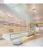 Comptoir de bar à vin en pierre artificielle au design rétro-éclairé charmant pour hôtel et salle de sport, mobilier commercial écologique