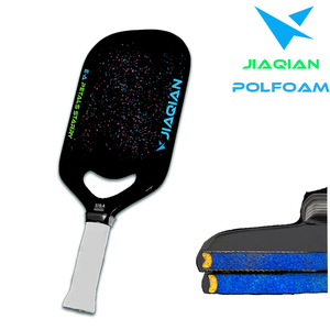 OEM ODM personnalisé Jiaqian <span class=keywords><strong>F2</strong></span> EMFoam thermoformé T700 mousse à noyau en fibre de carbone brute EVA pagaie de pickleball pleine mousse - Product Image 6