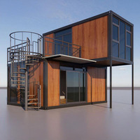 Maison mobile conteneurisée sur mesure, 2 étages, préfabriquée, 20/40 pieds, démontable, pour bureau ou habitation compacte – Fournisseur chinois