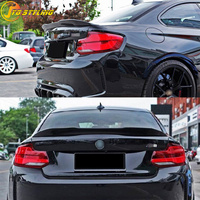 Aileron arrière en fibre de carbone pour BMW Série 2 F22 F87 M2 2014-UP, style PSM, becquet de coffre en carbone