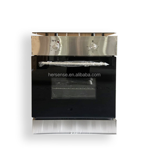Cuisinière électrique autonome 4 plaques chauffantes en acier inoxydable, <span class=keywords><strong>four</strong></span> électrique <span class=keywords><strong>combiné</strong></span> avec panneau arrière en verre - Product Image 2