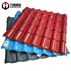 Tôle de toiture métallique PPGI PPGL Matériaux de construction Tôle trapézoïdale Revêtement couleur <span class=keywords><strong>Zinc</strong></span> - Product Image 1