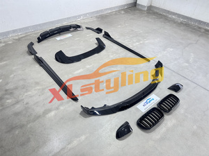 Pièces automobiles pour voiture, kit aérodynamique Black Knight, lèvre de séparateur avant, spoiler pour <span class=keywords><strong>BMW</strong></span> <span class=keywords><strong>X5</strong></span> <span class=keywords><strong>F15</strong></span>, <span class=keywords><strong>calandre</strong></span> de spoiler - Product Image 2