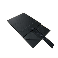 Boîte en carton jx avec Logo personnalisé imprimé professionnel, emballage cadeau plat et pliable en carton noir, à fermeture magnétique