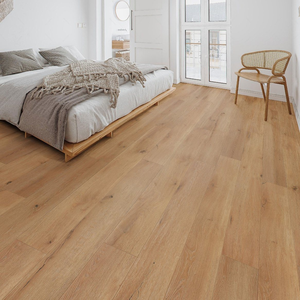 Instalación Rápida, Piso de Madera Maciza 2G Click, Madera de Roble Blanco Europeo Cepillada, Piso de Parqué de Madera Sintética - Product Image 2
