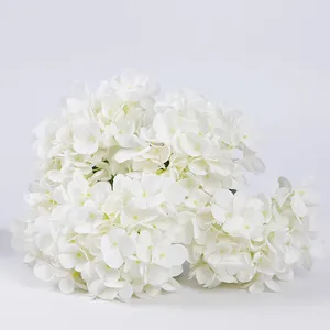 96 Pcs Hydrangea Flowers Bouquets Silk Hydrangea Flowers With Stems For Home Wedding Party Table Decoration