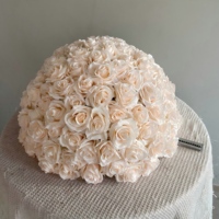 T-FC001 Boules de fleurs artificielles roses blanches 50cm 60cm pour centres de table de mariage, décoration événementielle – Meilleures ventes