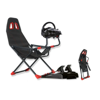 NOUVEAU Fauteuil de jeu ergonomique inclinable de course, fauteuil de jeu pour ordinateur PC, simulateur de course automobile pliable pour jouer à des jeux