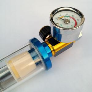 Régulateur de réservoir d'air de <span class=keywords><strong>paintball</strong></span> avec jauge outil de filtre de piège à eau en ligne Mini <span class=keywords><strong>pistolet</strong></span> de pulvérisation filtre à Air pour pistolets de pulvérisation électriques - Product Image 3