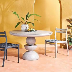 Kustom Nordic Mebel Ruang Makan Kreatif Kayu Meja Makan Bundar 6/8/10 Tempat Duduk - Product Image 5