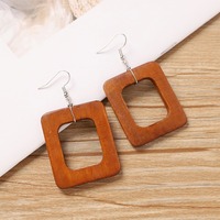 Collier pendentif en bois personnalisé en gros, gravure laser du logo, bijoux en bois vierges pour cadeau promotionnel