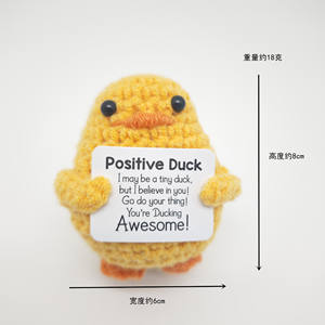 Effetto positivo dell'abbraccio della patata tasca Mini fatto a mano in lana di peluche in maglia di bambola carta divertente festa di natale decorazioni per la casa - Product Image 6