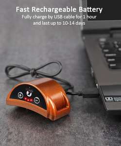 5 단계 조정 가능한 방수 껍질 장치 안티 수피 미니 개 짖는 중지 충격 고리 - Product Image 3