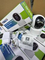 Caméra de sécurité IP miniature 5MP pour intérieur, audio bidirectionnel, moniteur bébé, suivi humain 360°, détection de mouvement, vision nocturne, caméra réseau