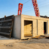 Moule de maison en béton préfabriqué, moule en acier pour maison en béton, moule de maison en béton monolithique pour projets de logement résidentiel en grande volume