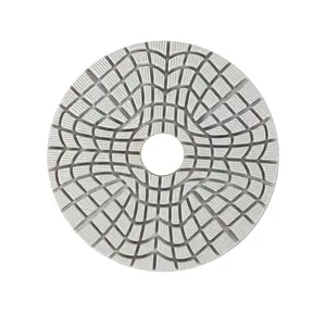 100mm True Shine gute Qualität Quarz Diamant Polier pads trocken oder nass