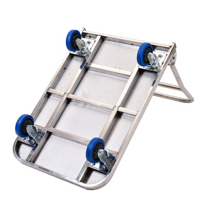 304 waterdichte roestvrijstalen <span class=keywords><strong>trolley</strong></span> opvouwbaar <span class=keywords><strong>platform</strong></span> 200kg 400kg multifunctionele <span class=keywords><strong>trolley</strong></span> - Product Image 5