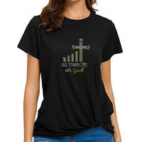 Personnalisable connectez-vous avec God Bling Rhinestone fer de transfert de chaleur pour t-shirts