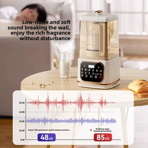 Nueva Licuadora Automática Silenciosa de Alta Velocidad con Recipiente de Vidrio, Limpieza Automática, Sin Cocción, Sin Filtrado, Multifuncional para <span class=keywords><strong>Leche</strong></span> - Product Image 3