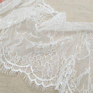 Dentelle à franges florale sexy vintage de style français, tricotée en nylon écologique pour accessoires vestimentaires - Product Image 6