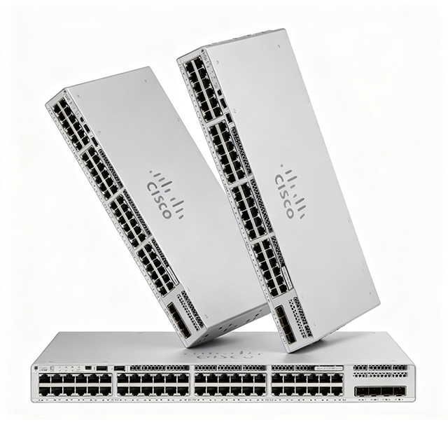Original Cisco Catalyst C9200L-48P-4X-E 48-Port PoE+ Gigabit Managed Switch with 4x 10G SFP+ Uplinks Layer 3 Managed Switch