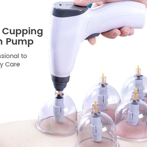 Ensemble d'outils de massage Gua Sha électriques intelligents et miniatures, masseur à ventouses sous vide, 4 ventouses - Product Image 3
