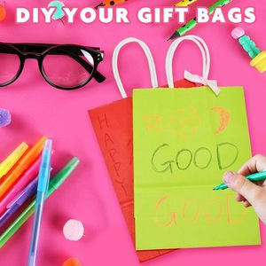 Custom Recyclable Kraft Paper Bag With Your Own Logo, Custom Shopping Paper Bag for Food With Handle - Product Image 5