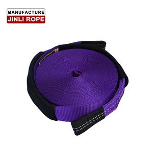 JINLI Heavy Duty 13t 75mm X 9m Nylon Remorquage <span class=keywords><strong>Snatch</strong></span> 4x4 Offroad Sangles avec Bow Manilles - Product Image 3