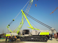 Grue sur chenilles Zoomlion de 800 tonnes, camion à benne avec grue, nouvelle mini-grue sur chenilles