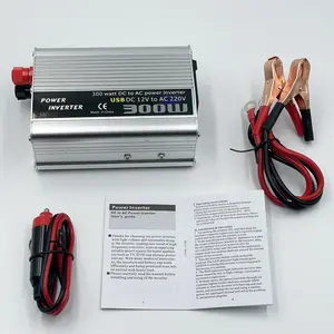 Inverter daya mobil 12v 220v 300w 500w Dc Ac 12v 220v/110v inveror Usb mobil dengan soket rokok konverter otomatis