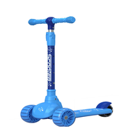 Jouet pour enfants, trottinette pour bébé, planche à roulettes, tricycle à pédales à trois roues avec roues lumineuses, corps épaissi, panneau antidérapant