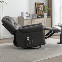 Vanbow-Meubles de salon 40HQ en tissu noir, 175 pièces, canapé à bascule, fauteuil inclinable, rivet de massage extensible