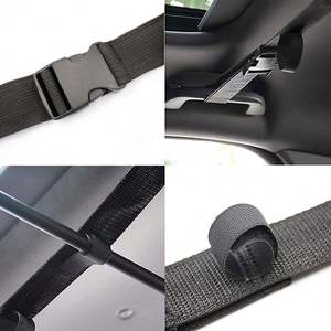 <span class=keywords><strong>Support</strong></span> de fixation réglable pour cannes à pêche Baiyuheng, pour toit de voiture, avec sangle de transport, noir, accessoires de protection portables - Product Image 5