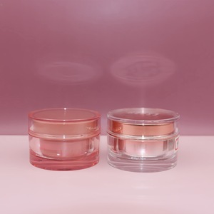 Tùy Chỉnh Màu Sắc của Bạn 50G Trong Suốt PS /<span class=keywords><strong>Acrylic</strong></span> Jar Rose Gold Gradient Quá Trình Rỗng <span class=keywords><strong>Container</strong></span> Cho Khuôn Mặt Kem Mắt Kem Mỹ Phẩm - Product Image 5