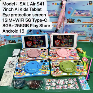 Máy tính bảng trẻ em mới OEM ODM bán buôn có khe cắm SIM, màn hình 7 inch, dành cho trẻ em 8 tuổi trở lên, bộ nhớ 8+256G, Android 15, WiFi, đồ chơi trẻ em - Product Image 6