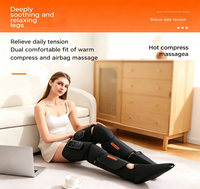Vente en gros usine : Appareil de massage des genoux et des jambes rechargeable, Botte de compression d'air enveloppante pour le pied avec vibration thermique et masseur de mollets à air