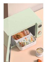 Boîte à lunch anti-odeur divisée en acier inoxydable 304 chauffable pour adolescents travailleurs scolaires pour Camping pique-niques utilisation de cantine scolaire
