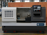Tour CNC de précision CAK6140 avec système GSK, tour CNC à banc plat robuste avec certification CE