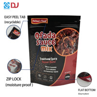 Op maat bedrukte staande pouch voor huisdierenvoer & pittige pepermix verpakking, herbruikbaar, lekvrij, met ritssluiting, food grade, aanpasbaar