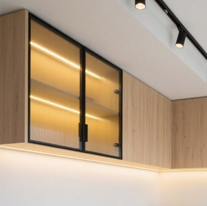 Appartamento 304 in acciaio inox moderno armadio da cucina Zero formaldeide armadio con lavello accessorio per le famiglie - Product Image 3