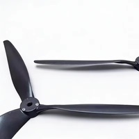Hélice haute performance légère 1507 à 3 pales en fibre de verre et nylon noir, pas de pale de 7,0 pouces pour drones de course FPV personnalisés